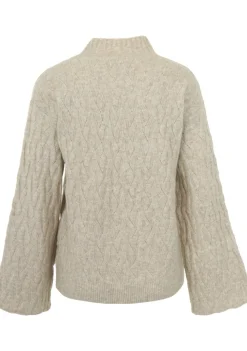 Sweaters|Truien>AIMEE THE LABEL SWEATER Beige
