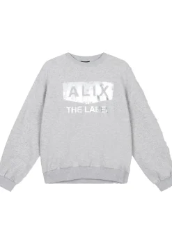 Sweaters|Truien>ALIX THE LABEL SWEATER Grijs