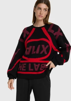 Truien>ALIX THE LABEL TRUI Zwart