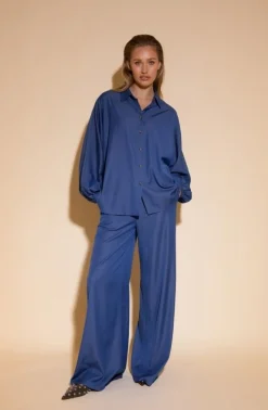 Pakken & Co-Ords|Blouses>AMAYA AMSTERDAM BLOUSE Blauw