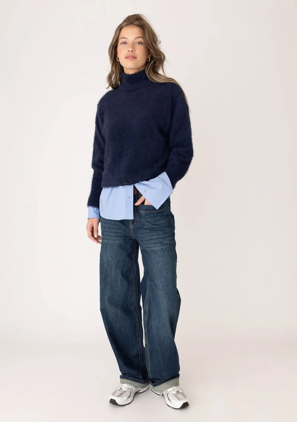 Truien>ANNA BLUE COLTRUI Blauw