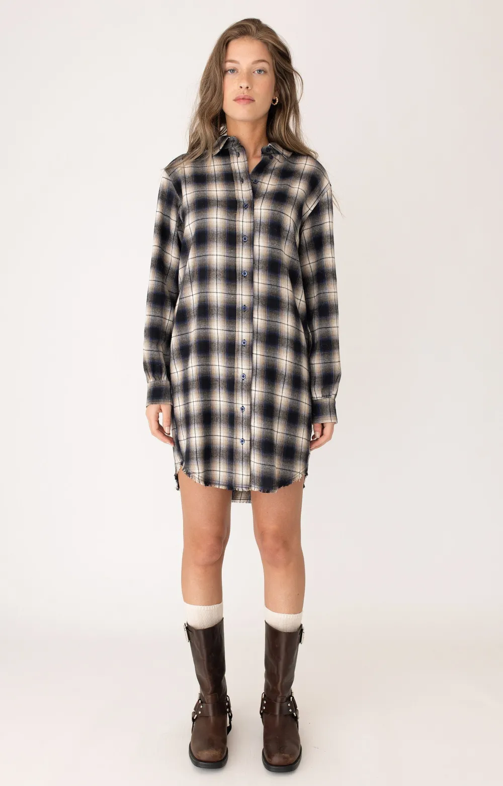 Jurken>ANNA BLUE JURK Blauw