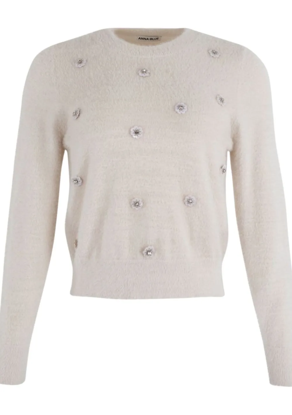 Truien>ANNA BLUE TRUI Beige