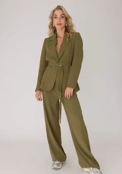 Blazers & Jasjes|Pakken & Co-Ords>ANNA VAN TOOR BLAZER Groen