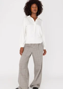 Blouses>ANNA VAN TOOR BLOUSE Wit