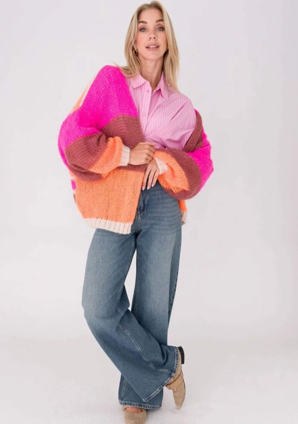 Blouses>ANNA VAN TOOR BLOUSE Roze