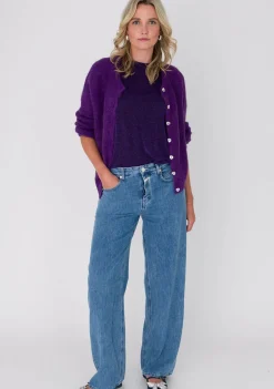 Shirts>ANNA VAN TOOR SHIRT Paars