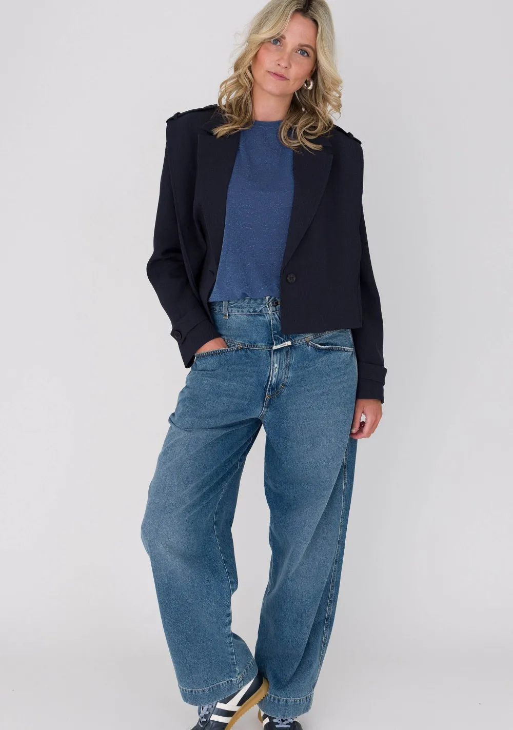 Shirts>ANNA VAN TOOR SHIRT Blauw