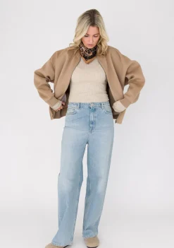 Truien>ANNA VAN TOOR TRUI Beige