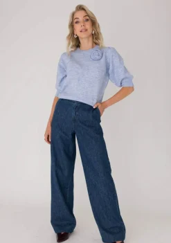 Truien>ANNA VAN TOOR TRUI Blauw