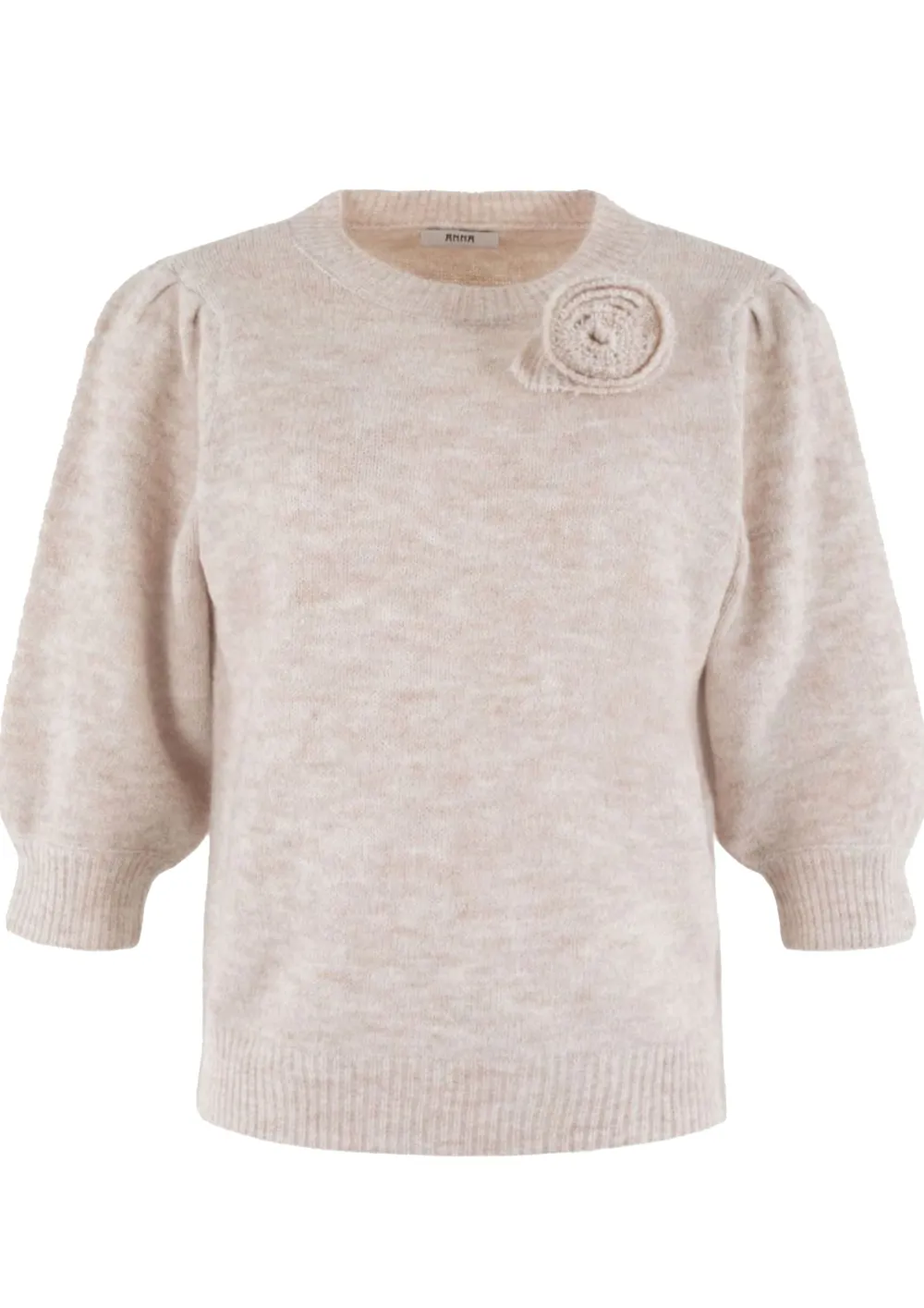 Truien>ANNA VAN TOOR TRUI Beige