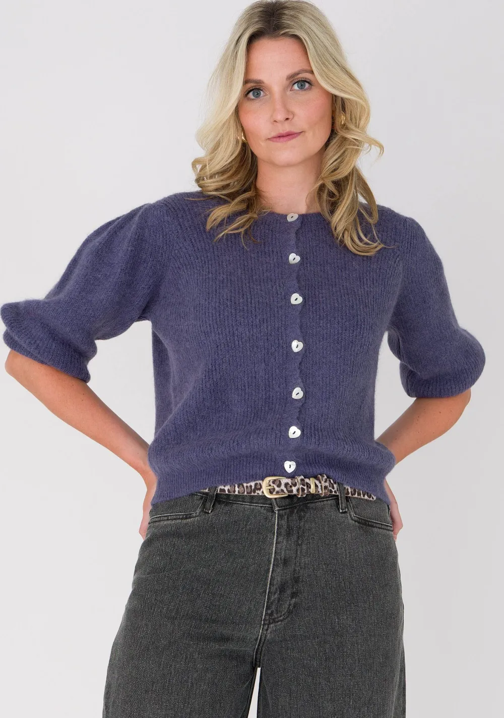 Vesten>ANNA VAN TOOR VEST Paars