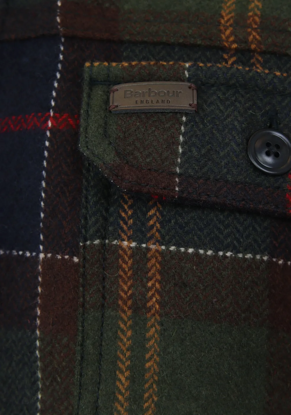 Overshirts>BARBOUR OVERSHIRT Groen