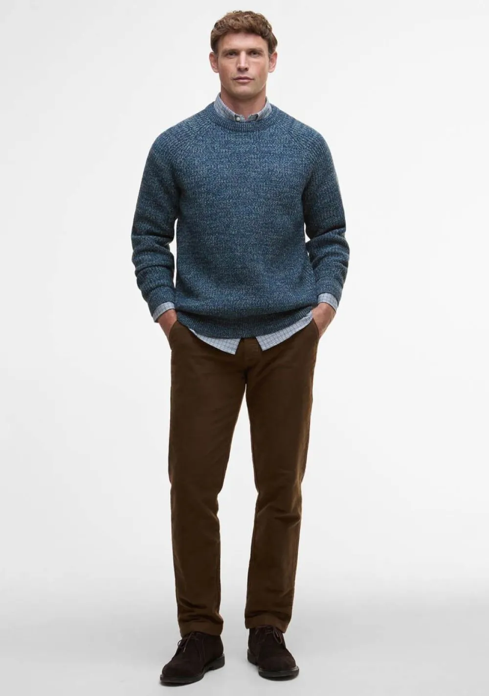 Truien>BARBOUR TRUI Blauw