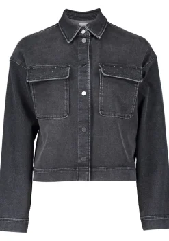 Blazers & Jasjes>BETTY & CO DENIMJACK Grijs