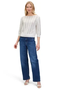 Truien>BETTY & CO TRUI KORTE MOUW Off white