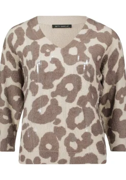 Truien>BETTY BARCLAY TRUI KORTE MOUW Beige