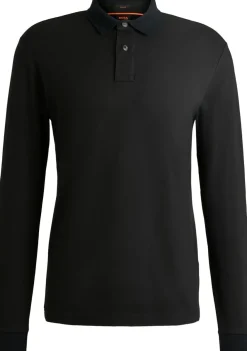 Polo's>BOSS ORANGE POLO Zwart