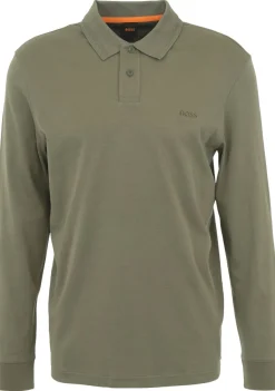 Polo's>BOSS ORANGE POLO Groen