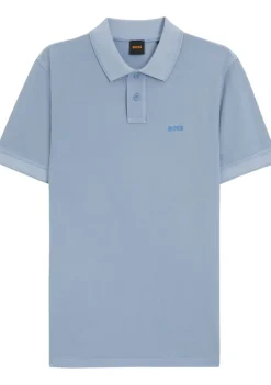 Polo's>BOSS ORANGE POLO Blauw