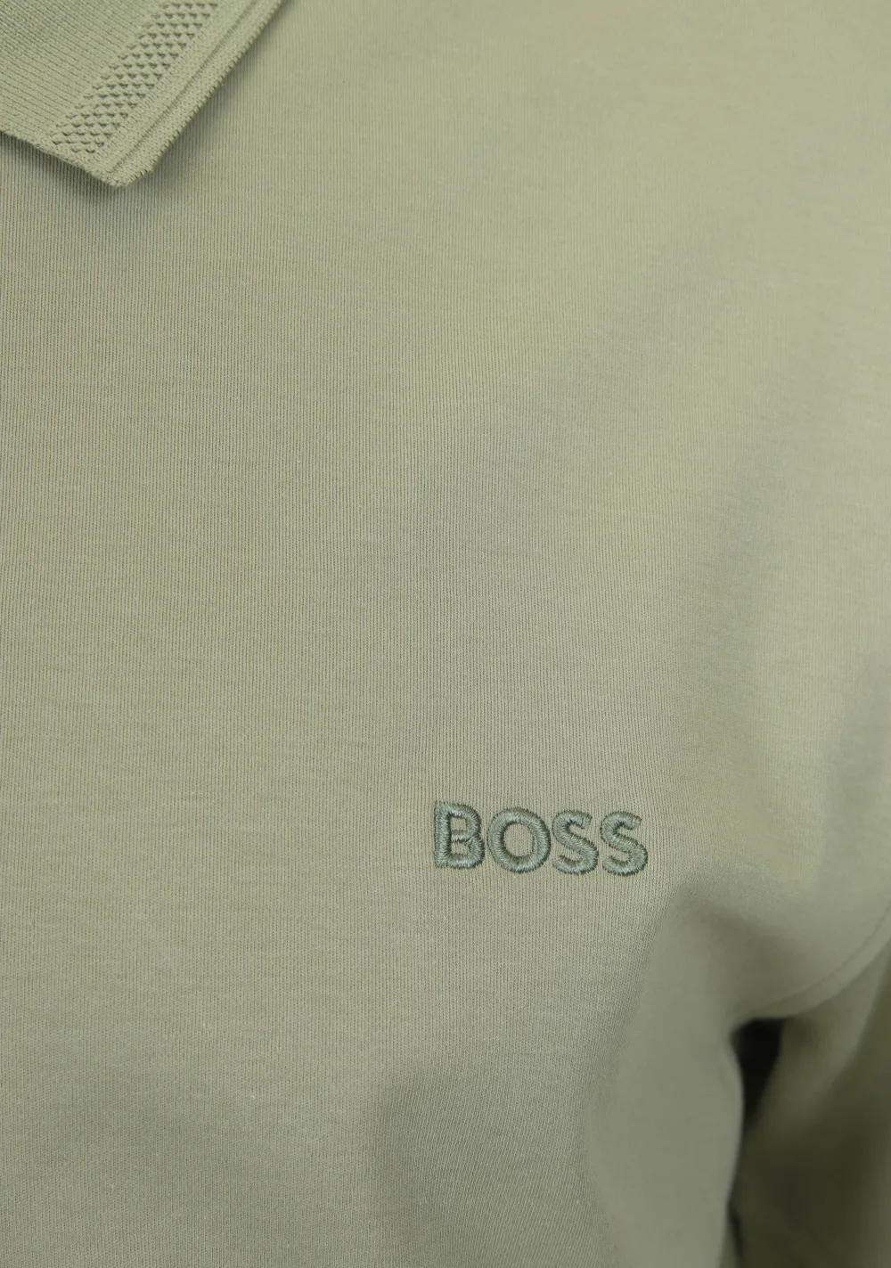 Polo's>BOSS ORANGE POLO Groen