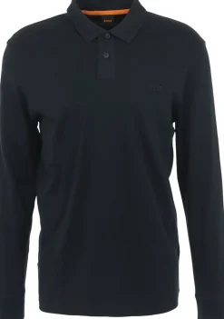 Polo's>BOSS ORANGE POLO Blauw