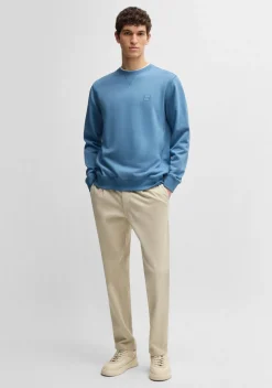 Truien>BOSS ORANGE SWEATER Blauw