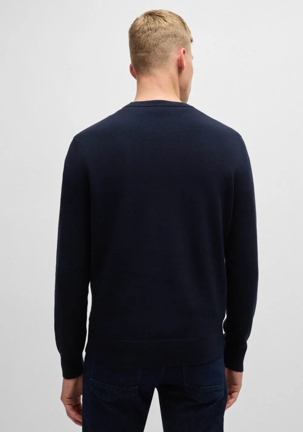 Truien>BOSS ORANGE TRUI Blauw