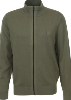 Vesten>BOSS ORANGE VEST Groen