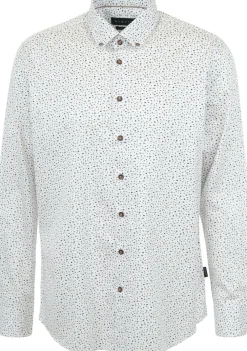Overhemden>BUGATTI OVERHEMD Wit