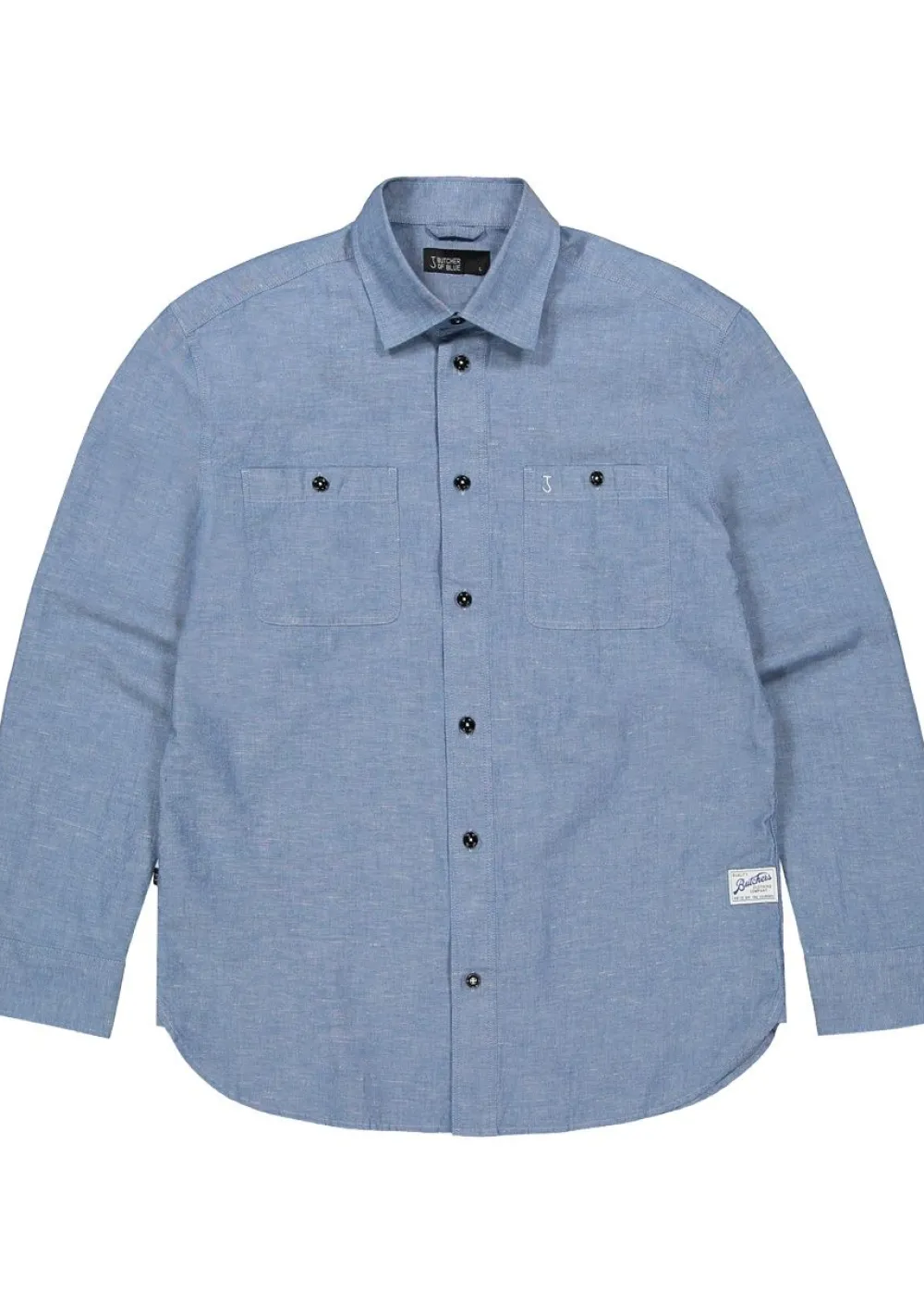 Overhemden>BUTCHER OF BLUE OVERHEMD Blauw