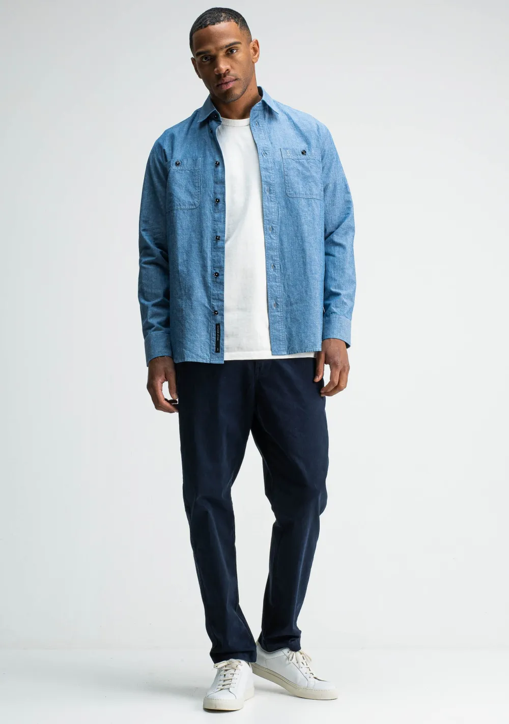 Overhemden>BUTCHER OF BLUE OVERHEMD Blauw