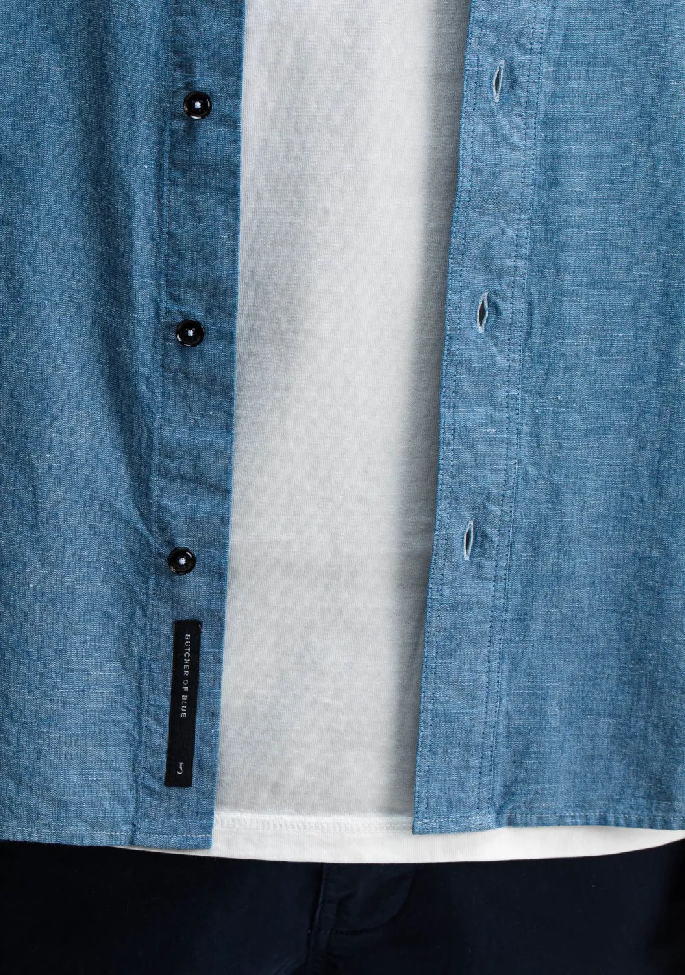 Overhemden>BUTCHER OF BLUE OVERHEMD Blauw