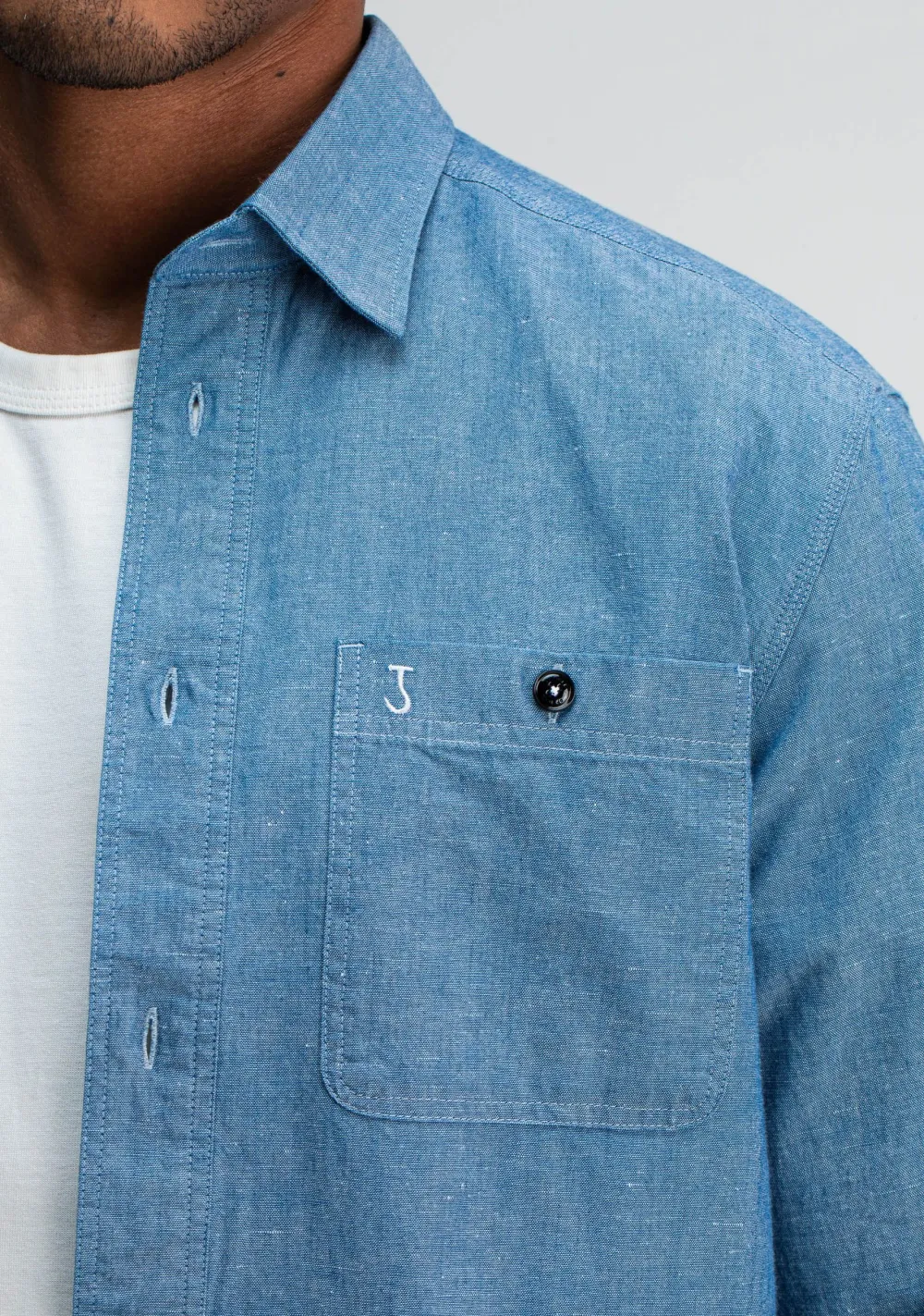 Overhemden>BUTCHER OF BLUE OVERHEMD Blauw
