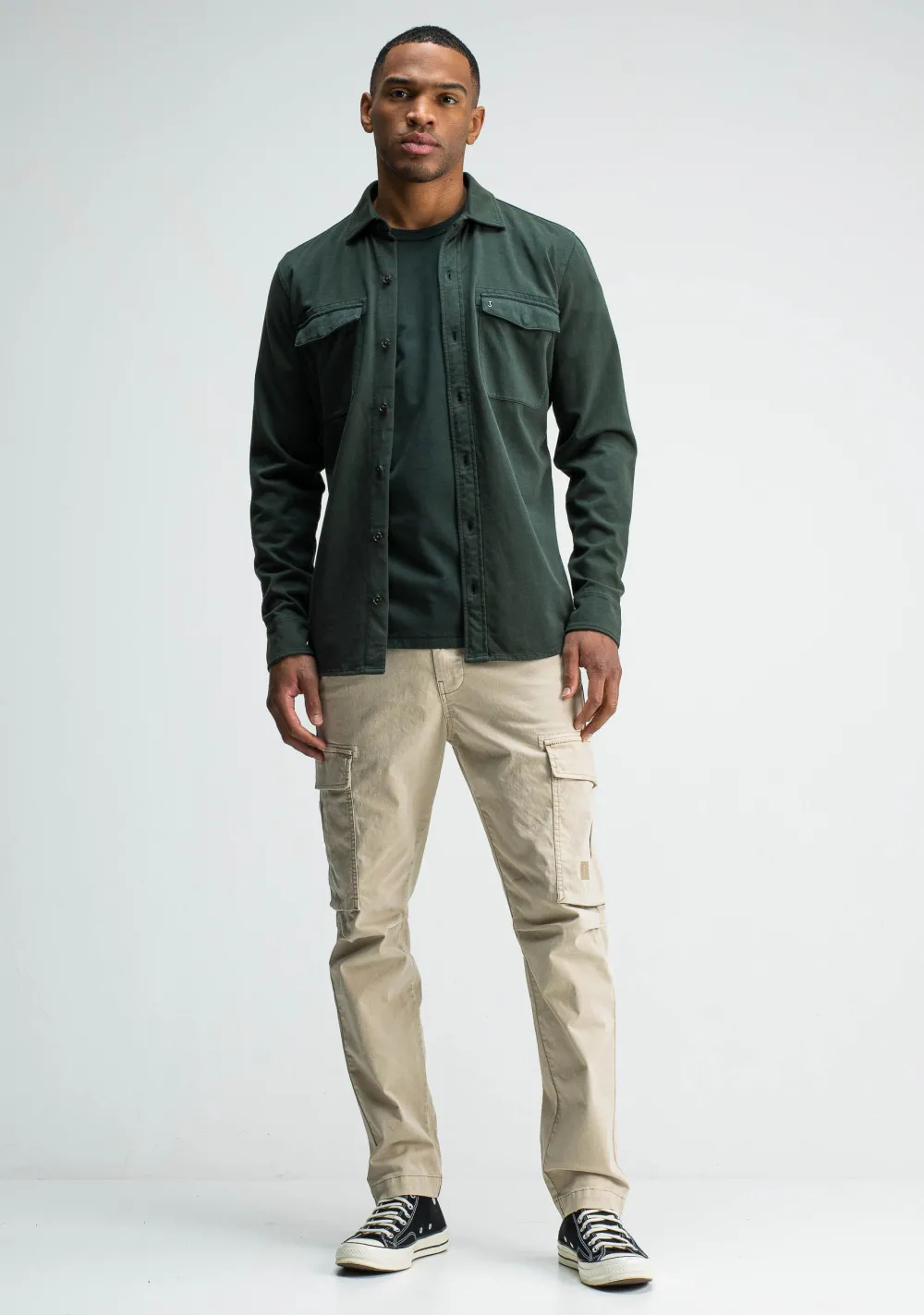 Overshirts>BUTCHER OF BLUE OVERSHIRT Groen
