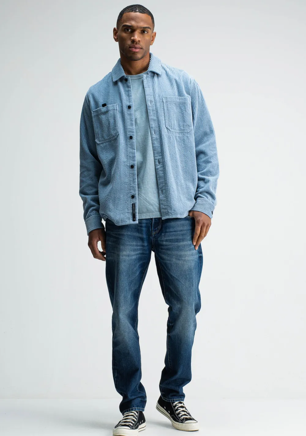 Overshirts>BUTCHER OF BLUE OVERSHIRT Blauw