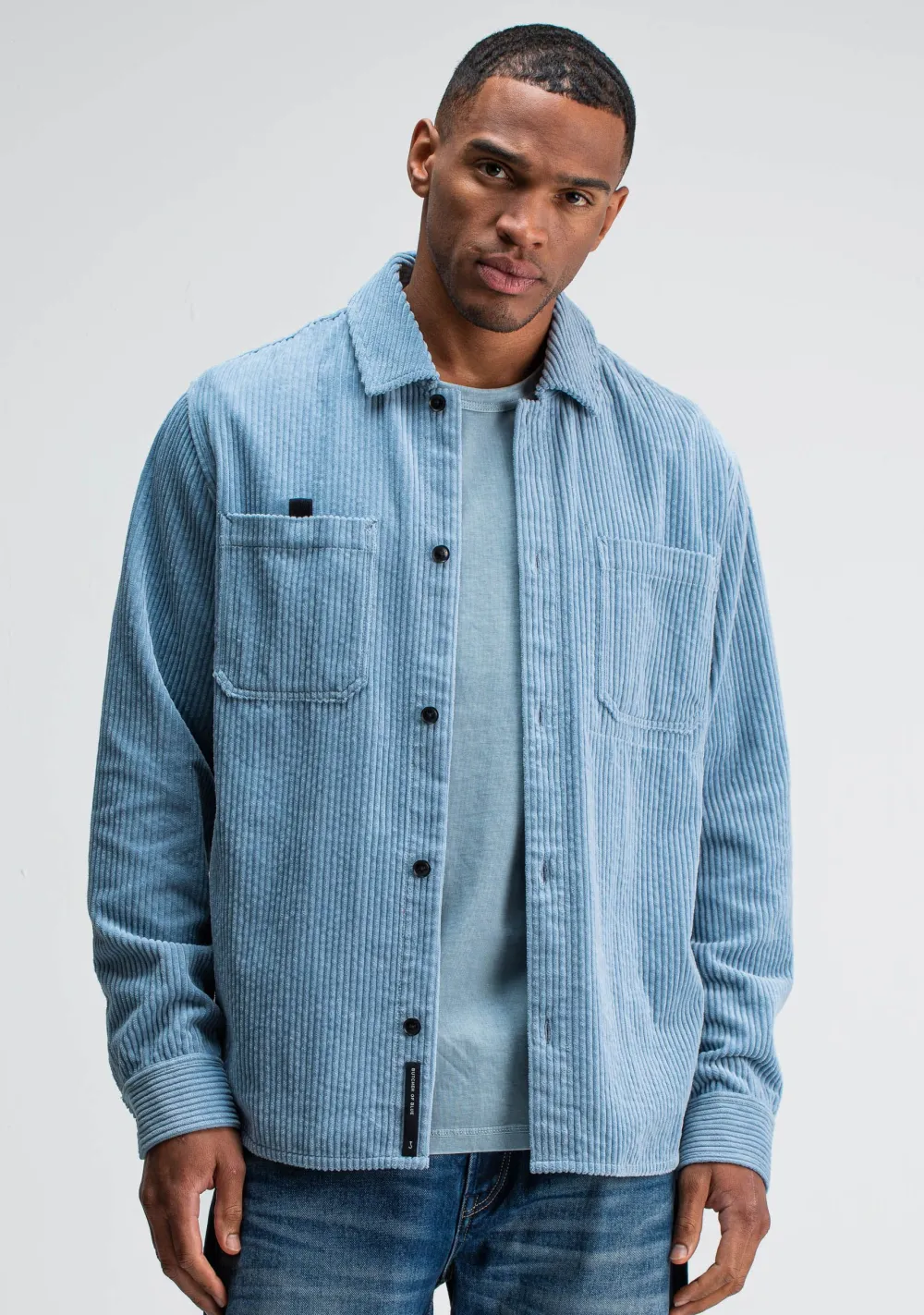 Overshirts>BUTCHER OF BLUE OVERSHIRT Blauw
