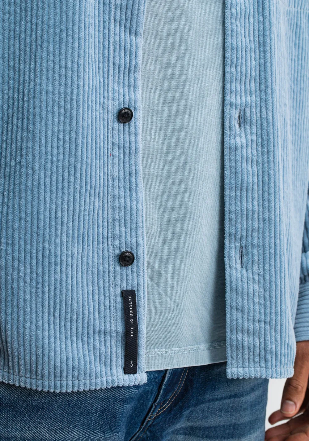 Overshirts>BUTCHER OF BLUE OVERSHIRT Blauw