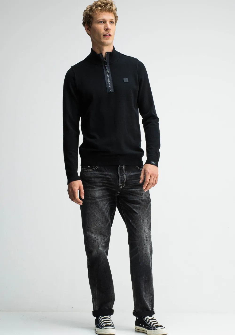 Truien>BUTCHER OF BLUE TRUI Zwart