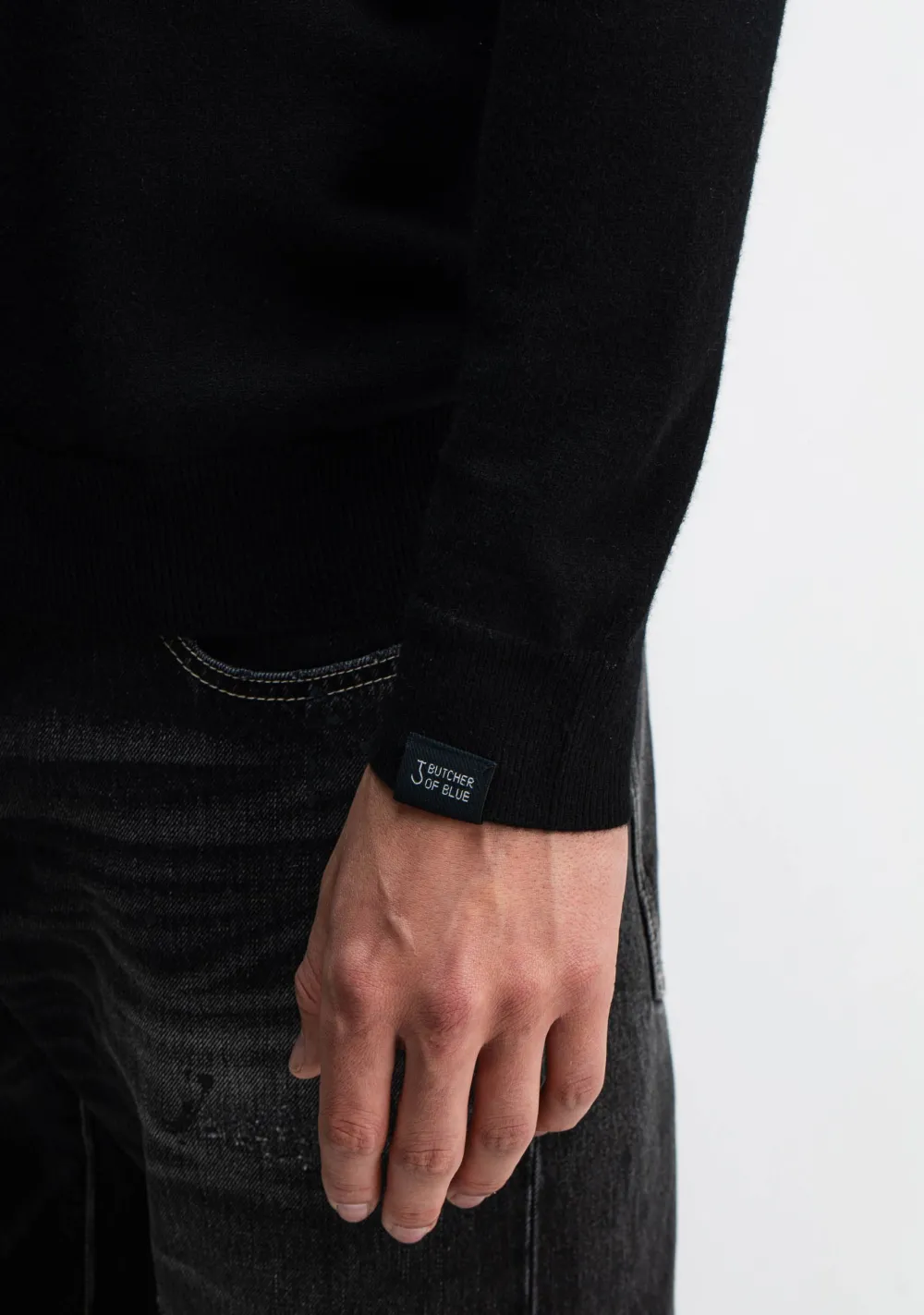 Truien>BUTCHER OF BLUE TRUI Zwart
