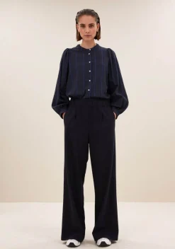 Blouses>BY-BAR BLOUSE Blauw