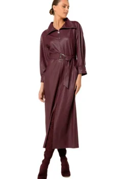 Jurken>CAROLINE BISS JURK Rood