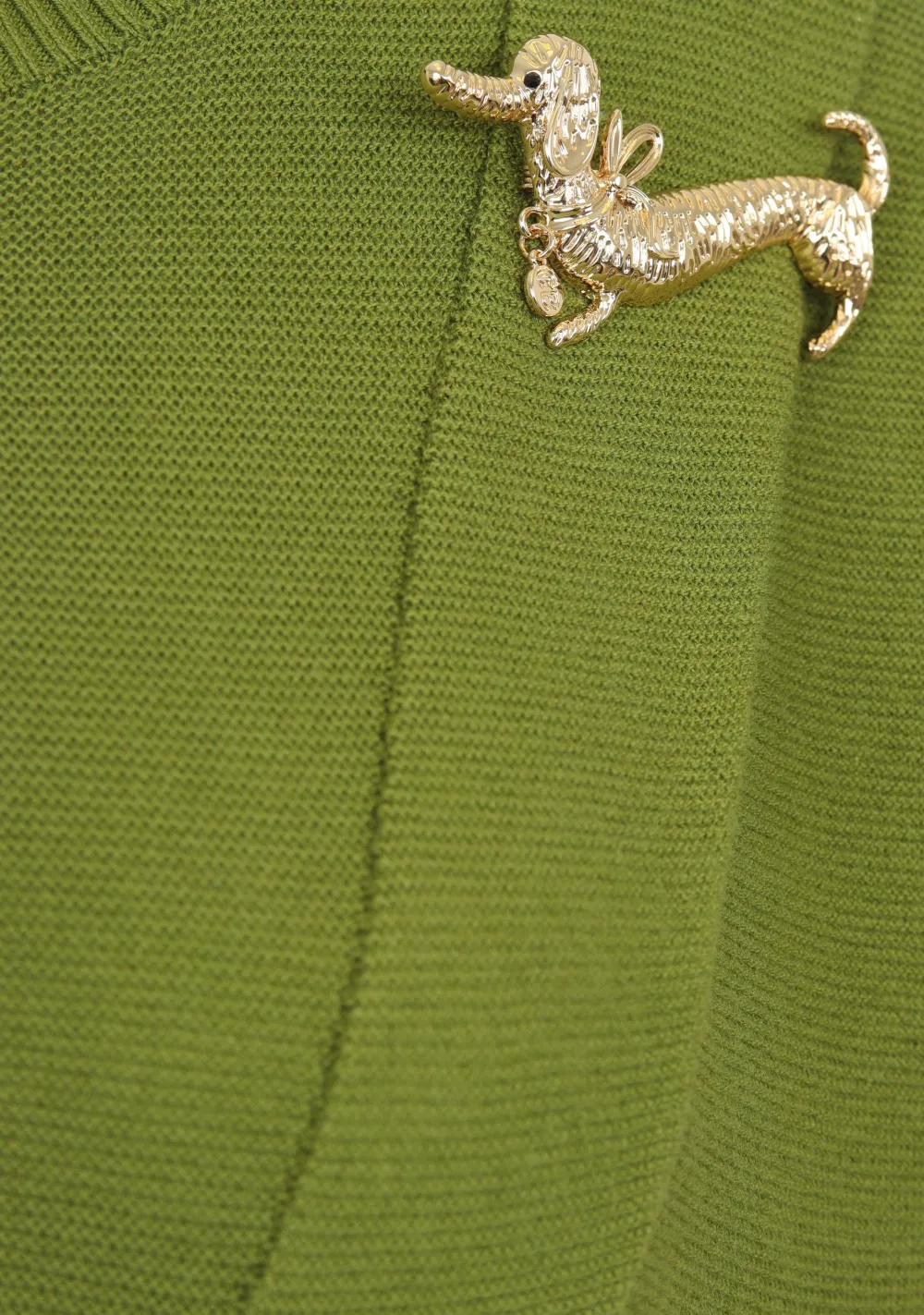 Truien>CAROLINE BISS TRUI KORTE MOUW Groen