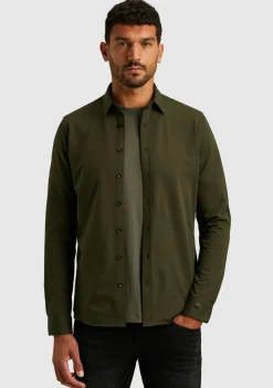 Overhemden>CAST IRON OVERHEMD Groen