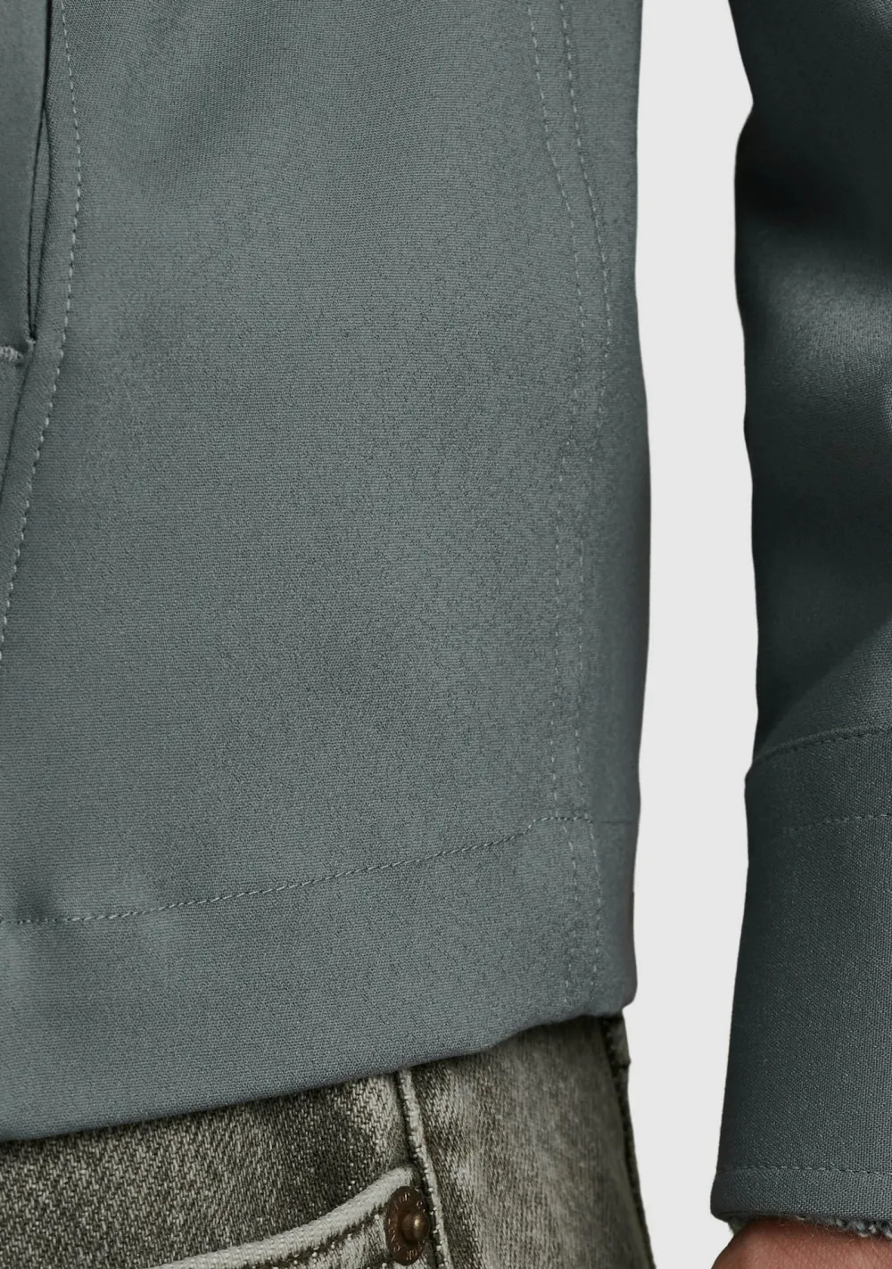 Overhemden>CAST IRON OVERHEMD Grijs