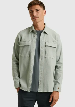 Overhemden>CAST IRON OVERHEMD Blauw