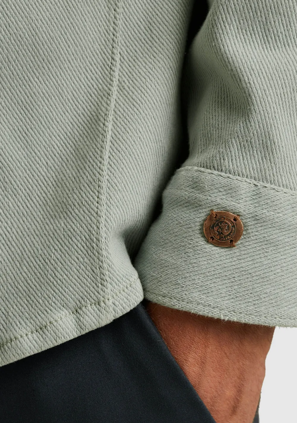 Overhemden>CAST IRON OVERHEMD Blauw