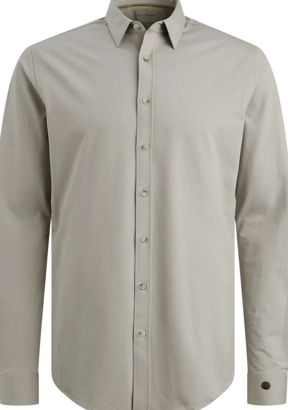 Overhemden>CAST IRON OVERHEMD Grijs