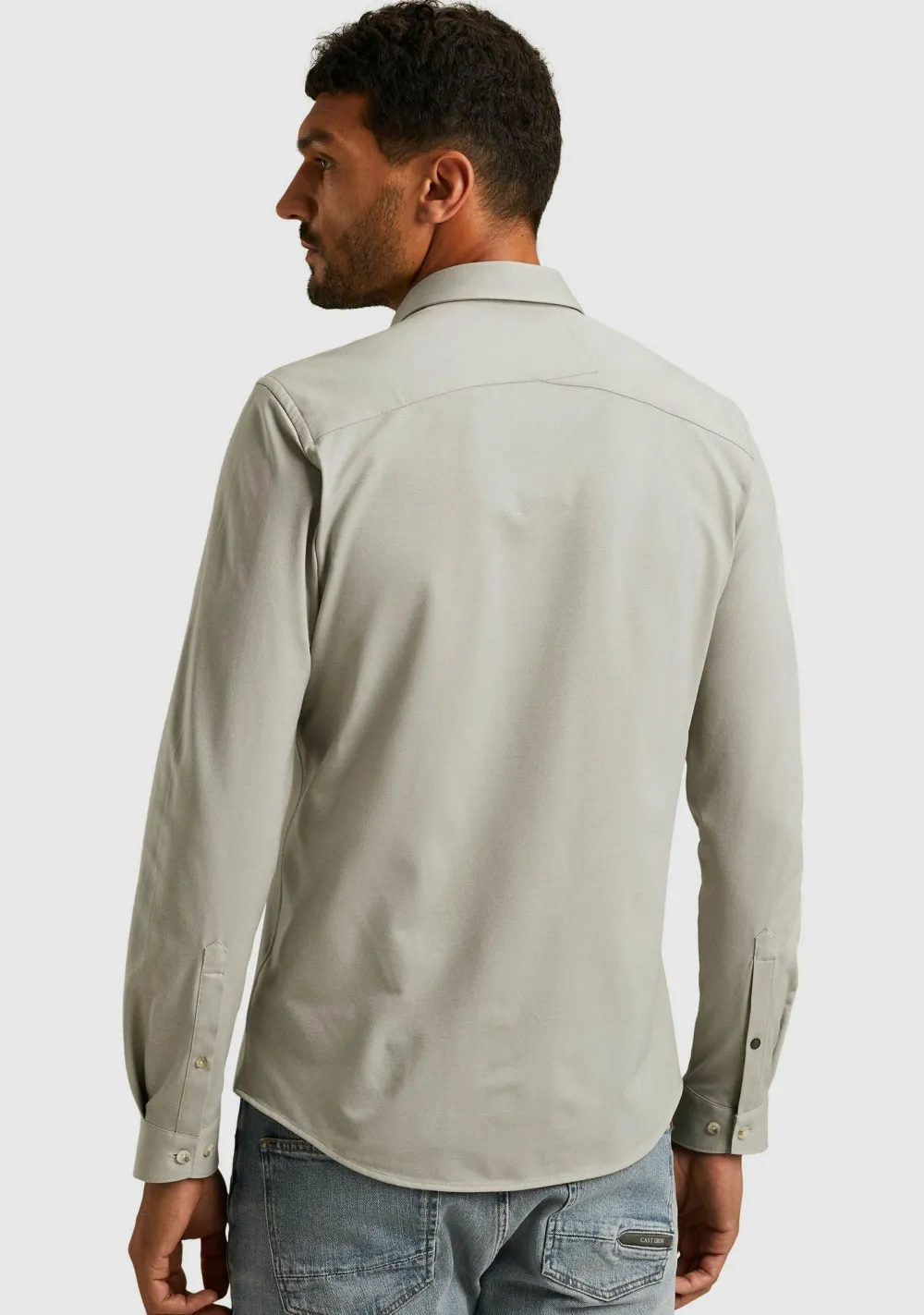 Overhemden>CAST IRON OVERHEMD Grijs