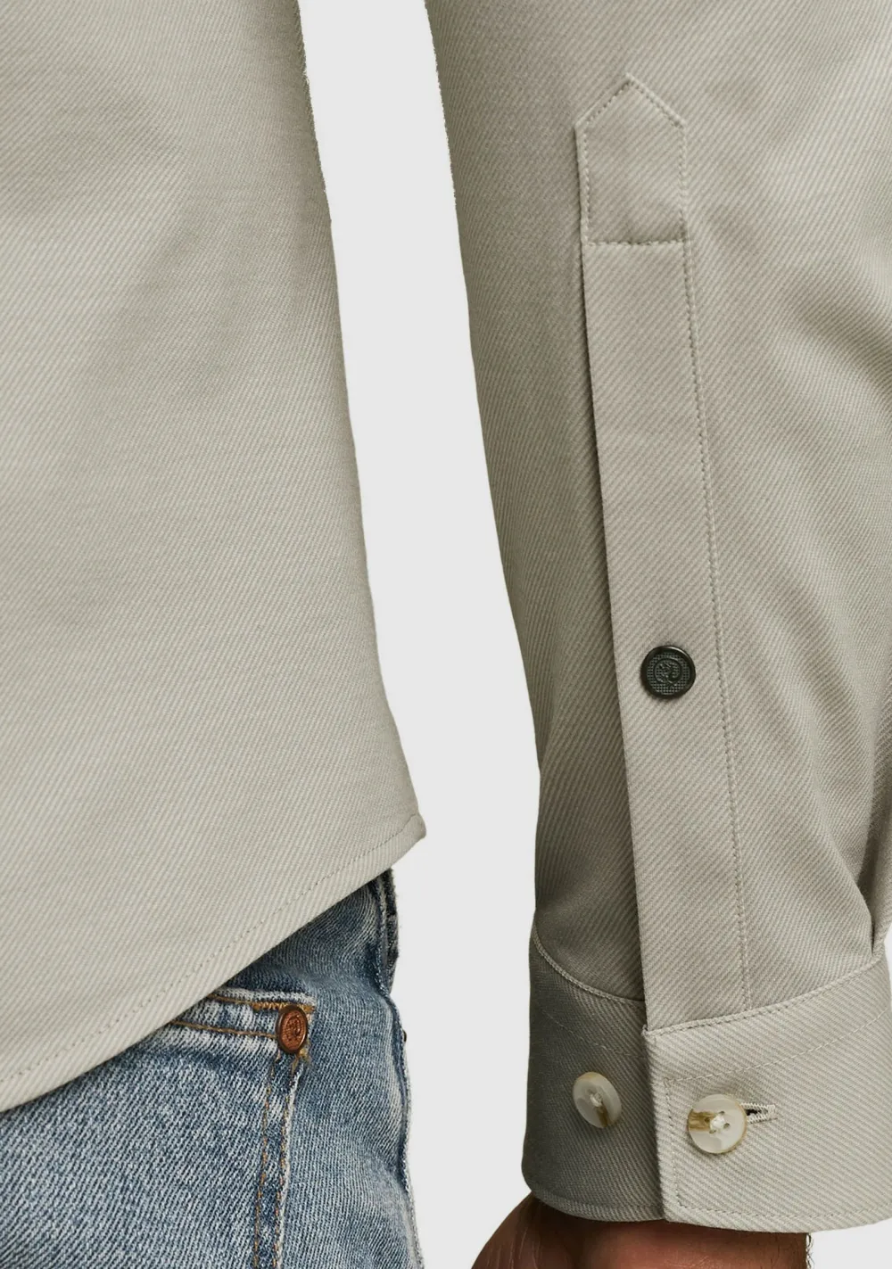 Overhemden>CAST IRON OVERHEMD Grijs